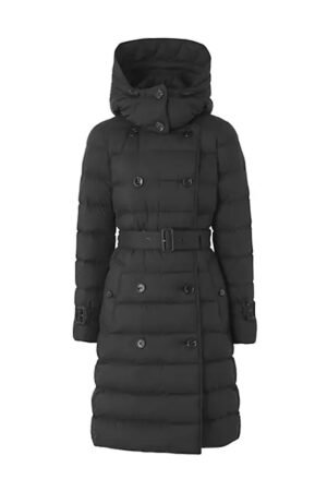 black-burberry-ashwick-long-logo-puffer-coat